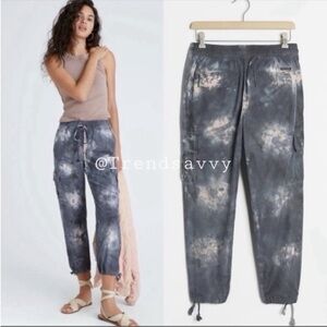 Anthropologie Sanctuary Carefree Cargo Jogger Pants Tie Dye XSP Petite Utility